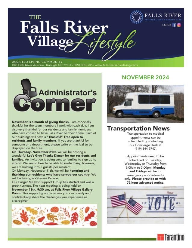 Assisted Living Current Newsletter